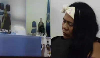 Dalila Duarte y los demás capturados por el atentado en audiencia preparatoria a juicio.