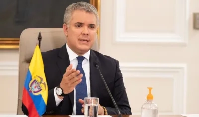 El Presidente de la República, Iván Duque.