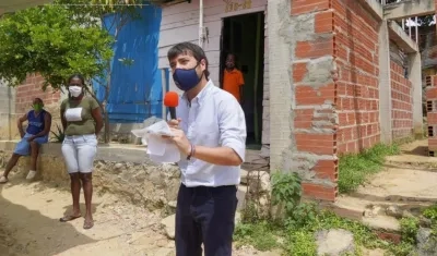 El Alcalde de Barranquilla, Jaime Pumarejo.