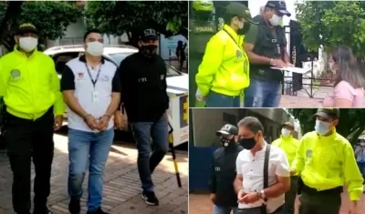 Los capturados en el caso de la Alcaldía de Yopal.