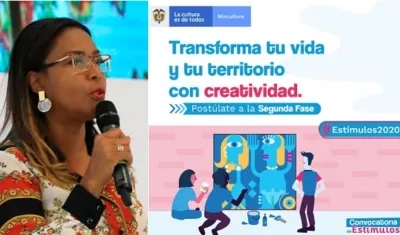 Ministra de Cultura, Carmen Inés Vásquez Camacho.