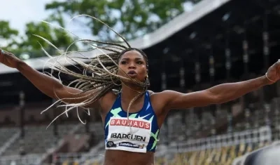 La colombiana Caterine Ibargüen.