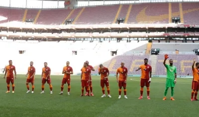 Último partido de Galatasay en donde no hubo público en las gradas.