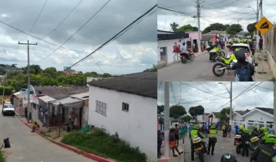 El sector donde siguen cayendo las guayas.