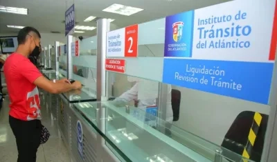 Atención presencial en Tránsito, en medio de protocolos.