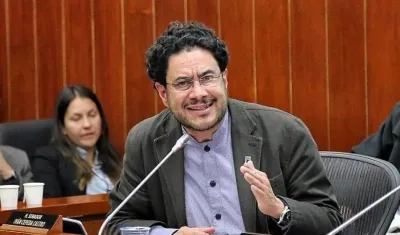 El senador colombiano Iván Cepeda. 