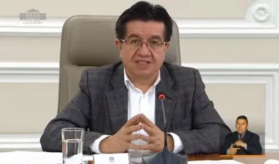 Ministro de Salud, Fernando Ruíz.