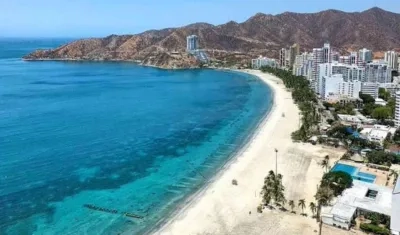 Playas de El Rodadero en Santa Marta.