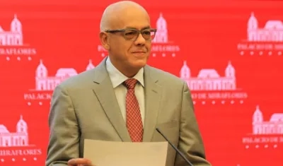 El ministro venezolano de Comunicación, Jorge Rodríguez.