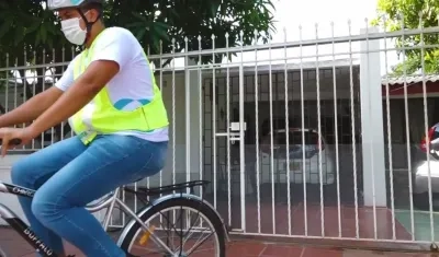 Promoción del uso de la bicicleta en Barranquilla.