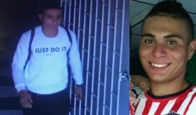 Deimer Eduardo Díaz Mendoza fue captado en las cámaras de seguridad del motel cuando salía solo del lugar. 