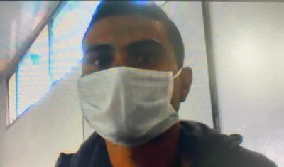 Deimer Díaz, en audiencia virtual