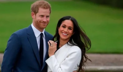 Enrique y su esposa, Meghan.