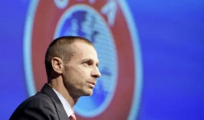 El presidente de la UEFA, Aleksander Ceferin.