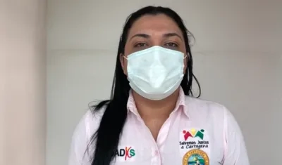 Johana Bueno, directora del Dadis Cartagena.