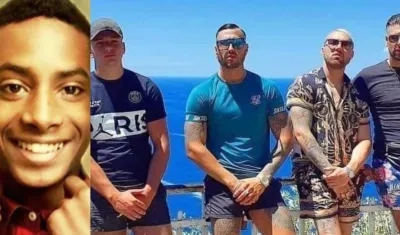 Willy Monteiro Duarte y sus homicidas.