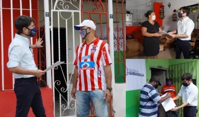 El Alcalde de Barranquilla, Jaime Pumarejo.