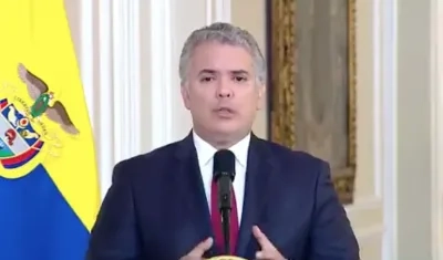 El Presidente de la República, Iván Duque.