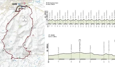 Este es el recorrido de la ruta tanto para hombres como para mujeres