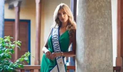 La actual señorita Colombia, Maria Fernanda Aristizabal Urrea.