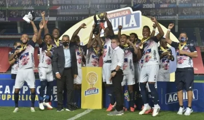 La celebración de Junior.