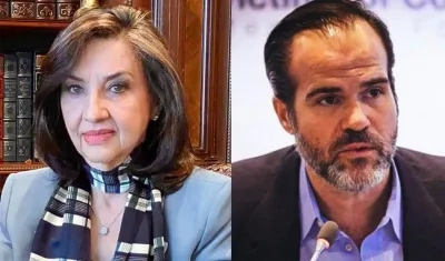 Claudia Blum y Mauricio Claver-Carone