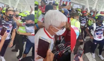 Nulo distanciamiento y contacto con los jugadores.