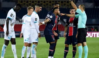 Neymar fue expulsado.