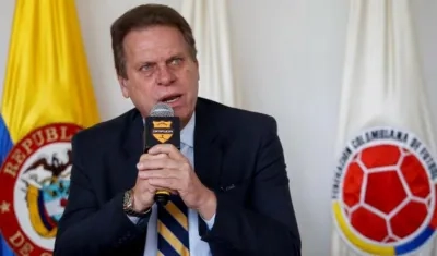 Ramón Jesurún, presidente de Federación Colombiana de Fútbol.