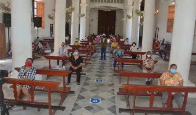 Reapertura de la iglesia San Antonio de Padua, en la Plaza de Soledad. 