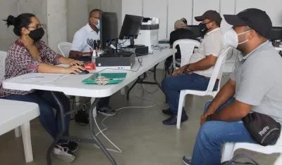 Las jornadas se cumplen atendiendo los protocolos de bioseguridad.