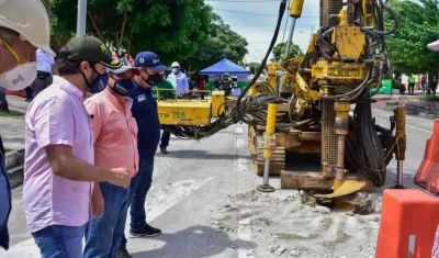 El Alcalde de Barranquilla, Jaime Pumarejo.