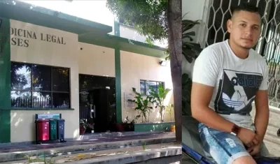 El cuerpo de Luis Alfredo Gutiérrez Arroyo fue llevado a Medicina Legal.