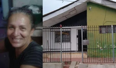 Cielo Payares y la casa donde vivía en Barranquilla