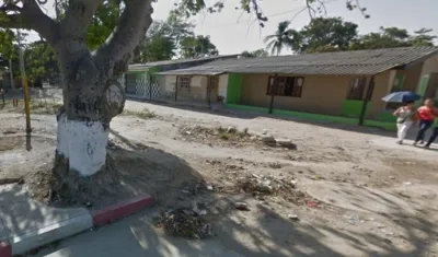 Sector del barrio Cachimbero donde ocurrió el crimen. 