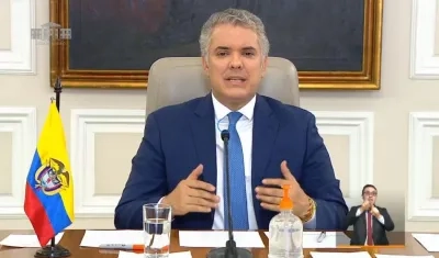 Iván Duque, Presidente de Colombia.