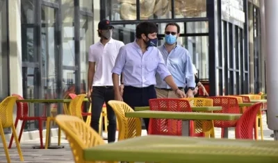 El Alcalde de Barranquilla, Jaime Pumarejo.