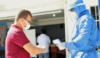 Cumplimiento de protocolos de bioseguridad en Soledad.