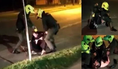 Momentos del ataque que recibió.