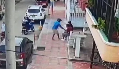 Momentos del atraco.