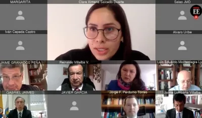 Audiencia presidida por la jueza 30 de Garantías, Clara Ximena Salcedo.