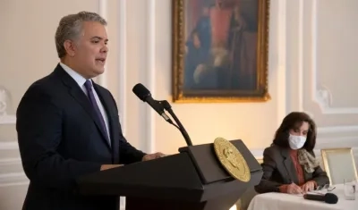 El Presidente de la República, Iván Duque.