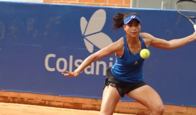 Mafe Herazo, tenista barranquillera. 