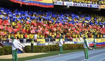 Gradas del estadio Metropolitano. 