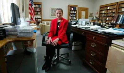 La jueza Ruth Bader Ginsburg.