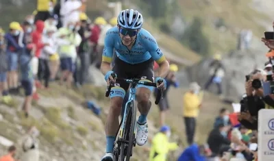 Miguel Ángel 'Superman' López, ciclista colombiano. 