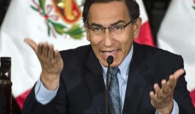 El presidente de Perú, Martín Vizcarra.