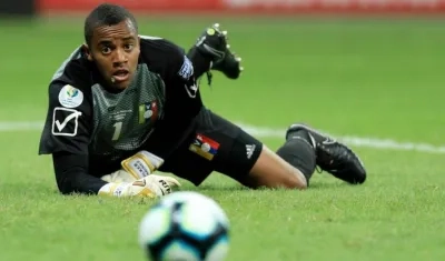 Wuilker Fariñez, arquero de Venezuela. 