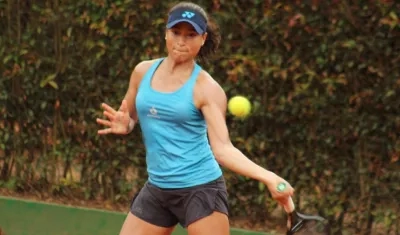 Mafe Herazo, tenista barranquillera. 