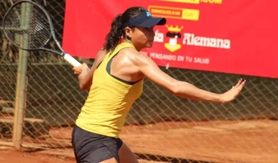 María Fernanda Herazo, tenista barranquillera. 
